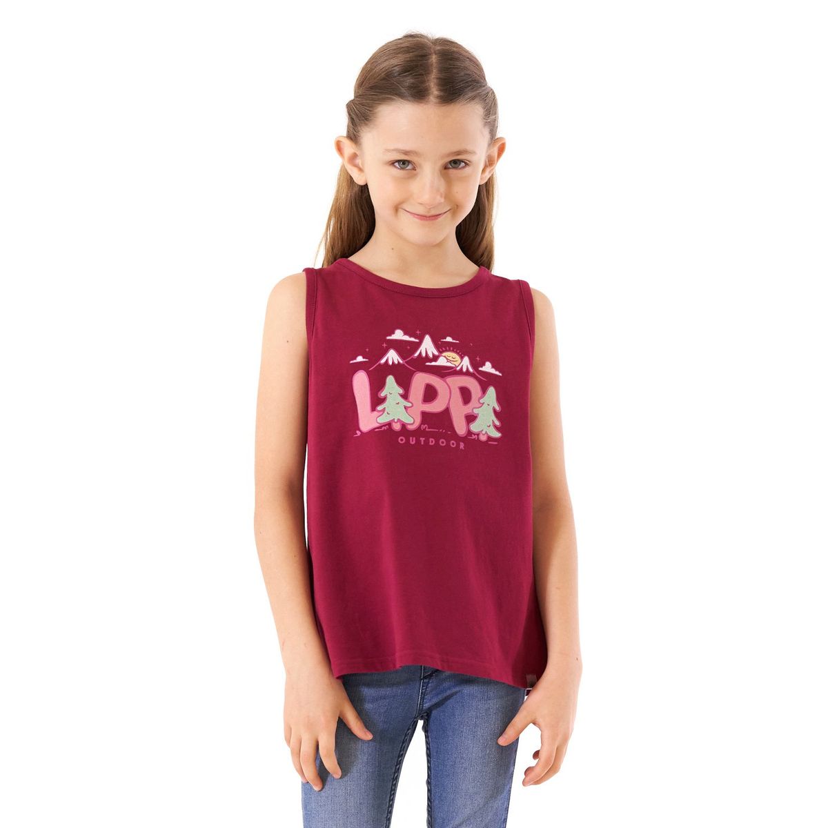 LIPPI - Polera Niña Scout UV-Stop T-Shirt Frambuesa Lippi
