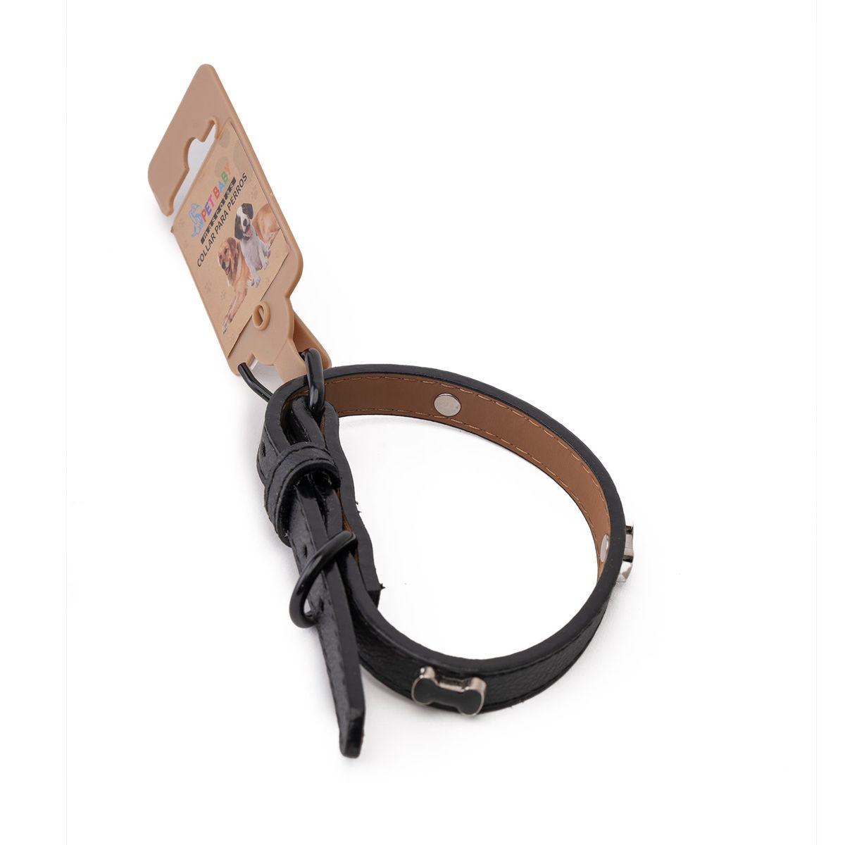 CHINITOWN - Collar Liso Negro Chinitown