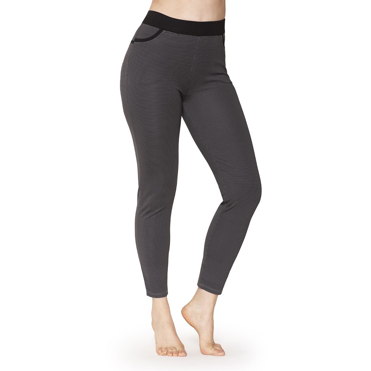 MONARCH - Leggings Ribetes Gris Monarch
