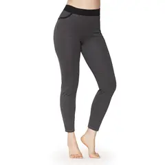 MONARCH - Leggings Ribetes Gris