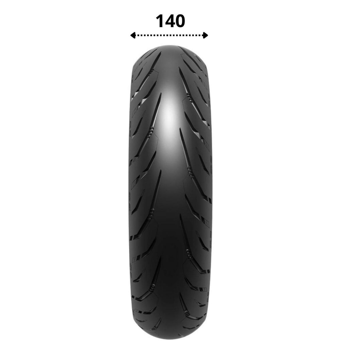 GENERICO - Neumático Moto Wanda 140/70-17 66s SR30 Tra