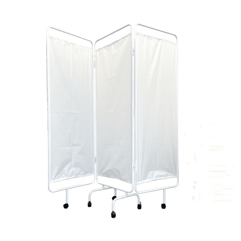 BOTICAMED - Biombo Clínico de 3 cuerpos Boticamed Esmaltado Blanco