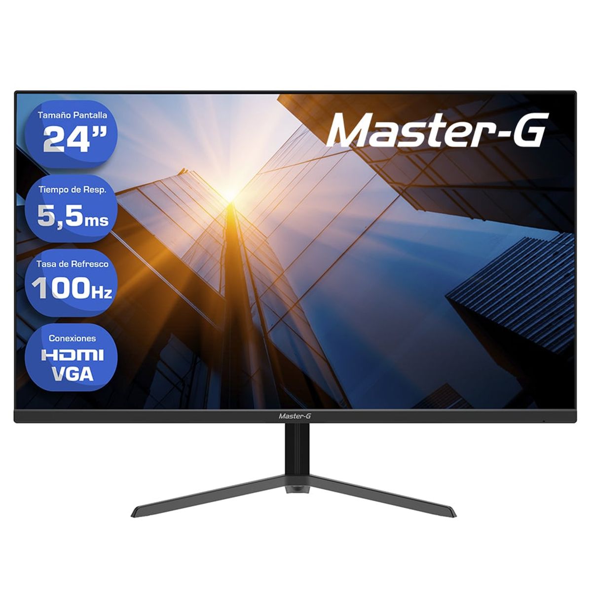 MASTER G - Monitor de Oficina 24" Full HD IPS 100 Hz 5,5ms