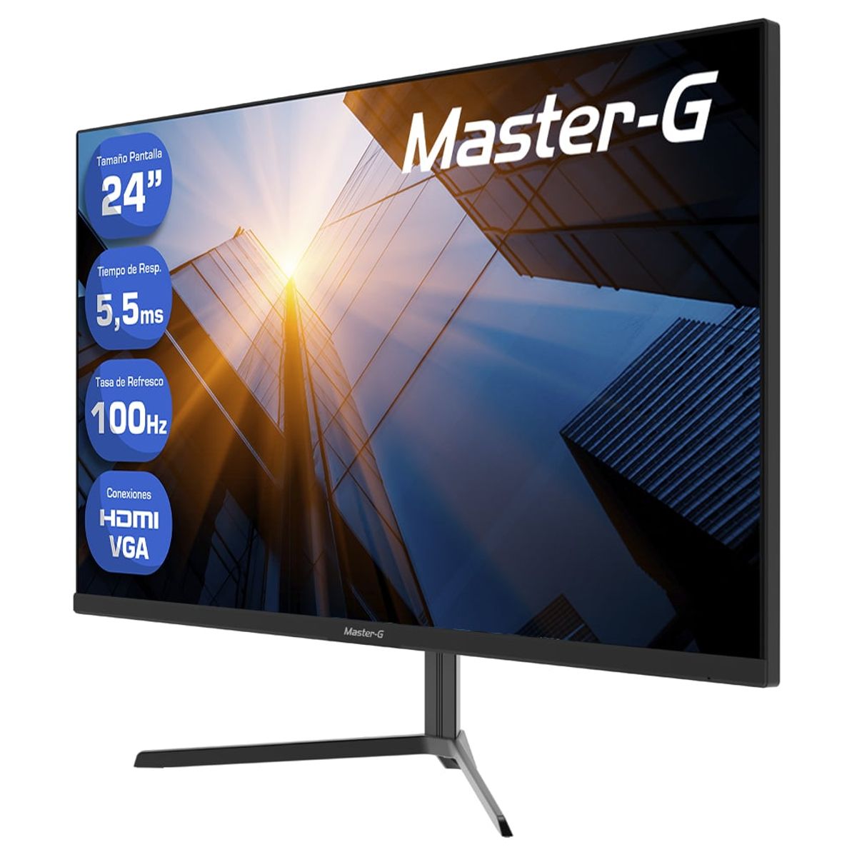 MASTER G - Monitor de Oficina 24" Full HD IPS 100 Hz 5,5ms