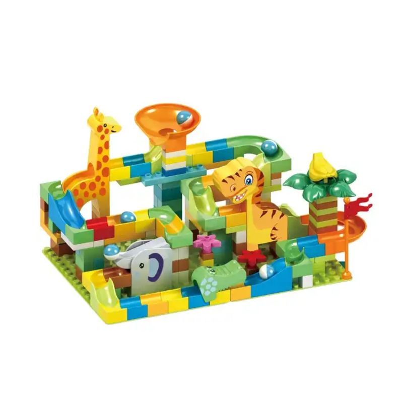 SPACEZAT - Juego de Bloques de Construcción Jungla con Toboganes 200 Pz