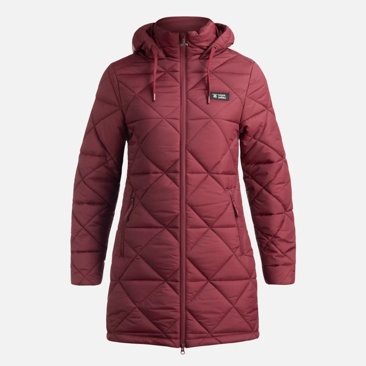 HAKA HONU - Chaqueta Mujer Pala Negra Burdeo Haka Honu