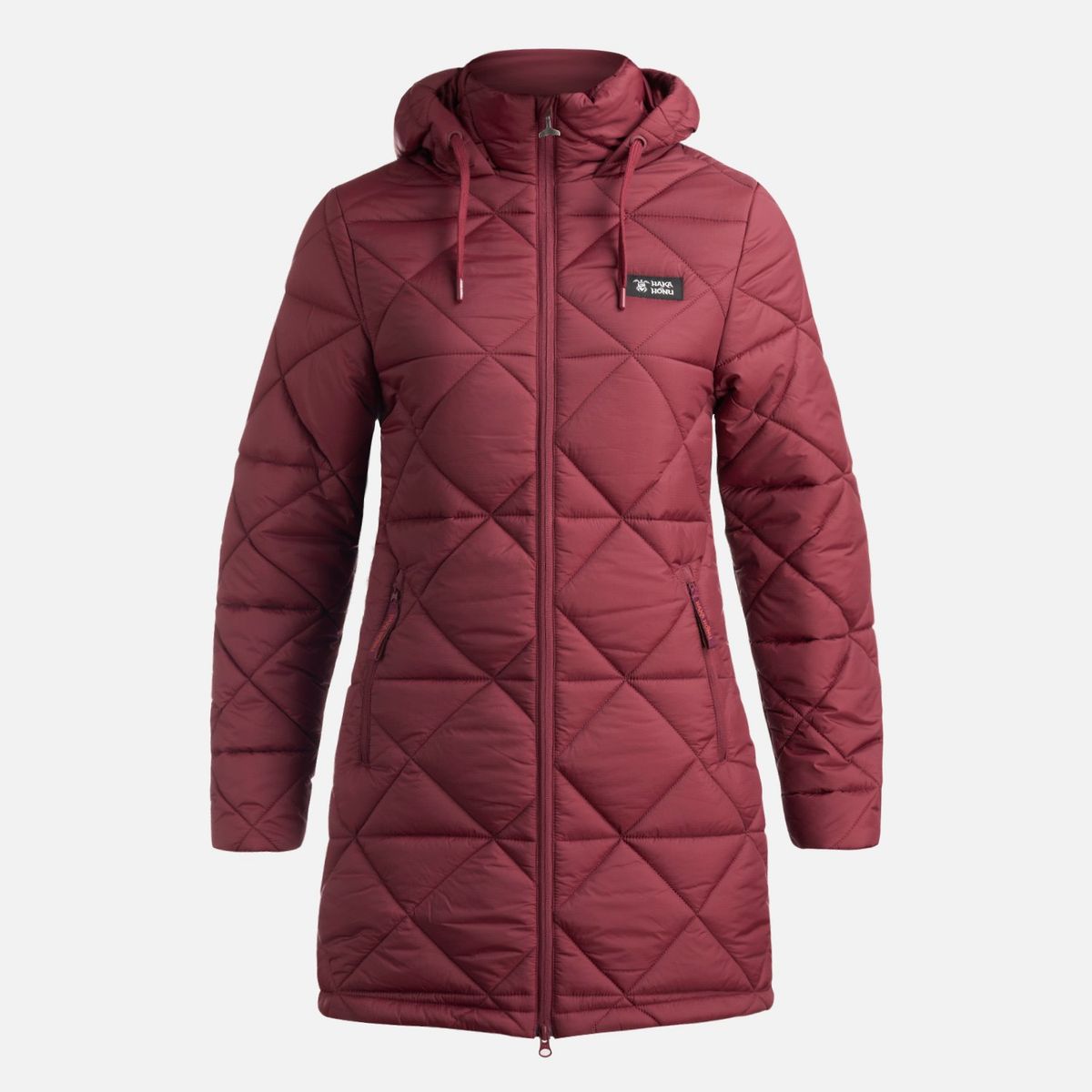 HAKA HONU - Chaqueta Mujer Pala Negra Burdeo Haka Honu