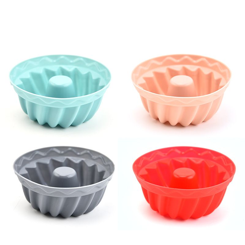 VATYERTY - 12 piezas molde de pastel de silicona Heritage Bundtlette