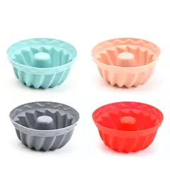 VATYERTY - 12 piezas molde de pastel de silicona Heritage Bundtlette