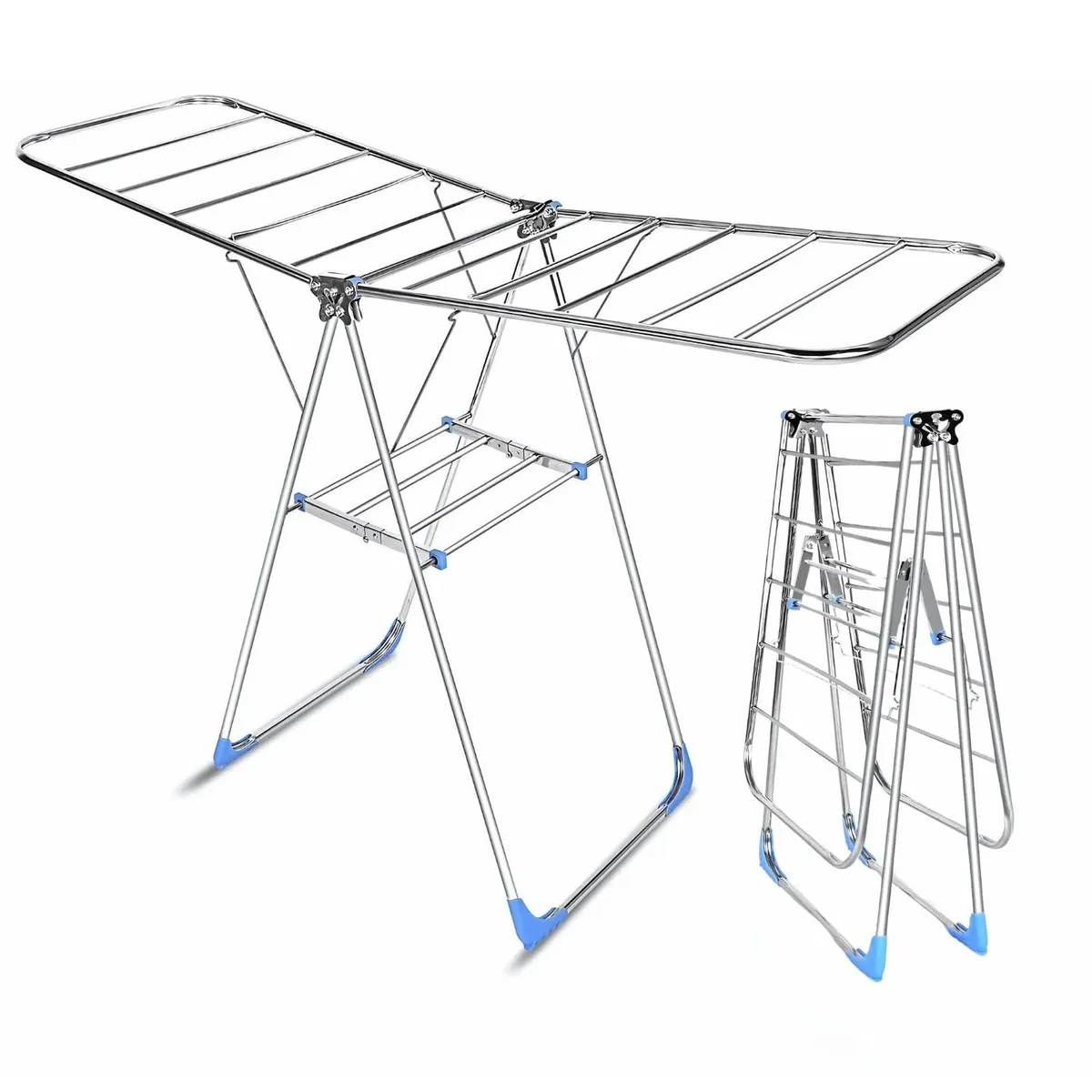 CRUSEC - Tendedero Plegable Para Ropa Metálico Colgadero 150 CM