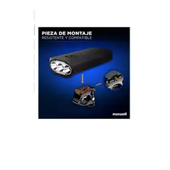 GENERICO - Luz Bicicleta Set Delantera Trasera Usb Impermeable Aluminio