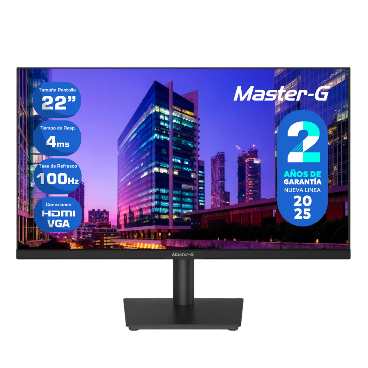 MASTER G - Monitor de Oficina 22" Full HD 100Hz 4ms