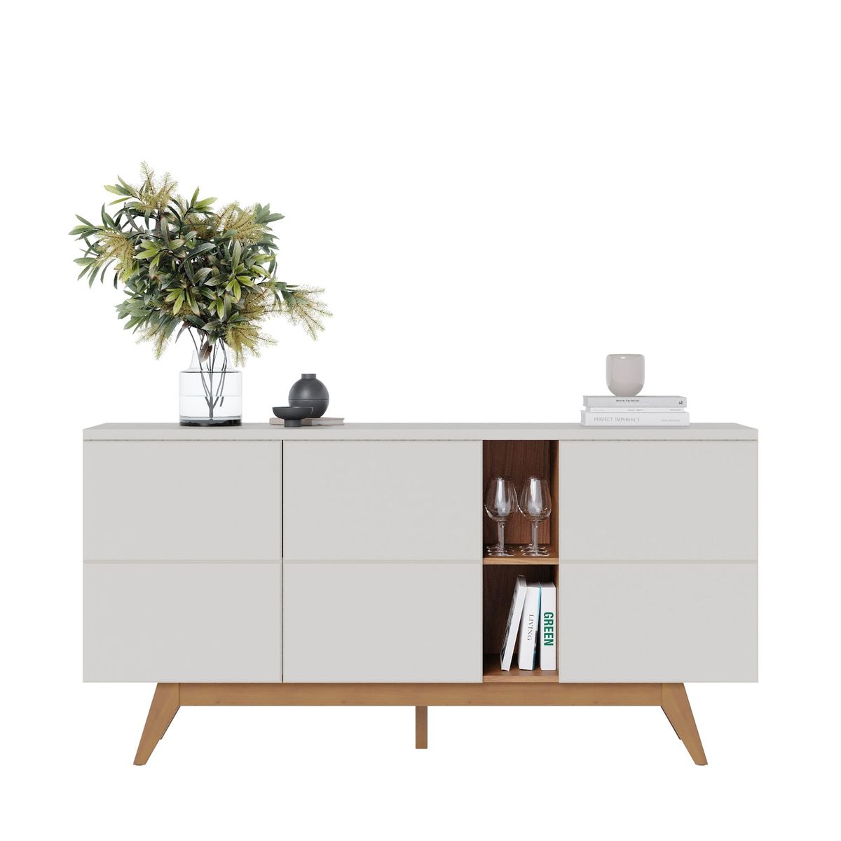 TAHUARI - Buffet Concepcion off white Freijo