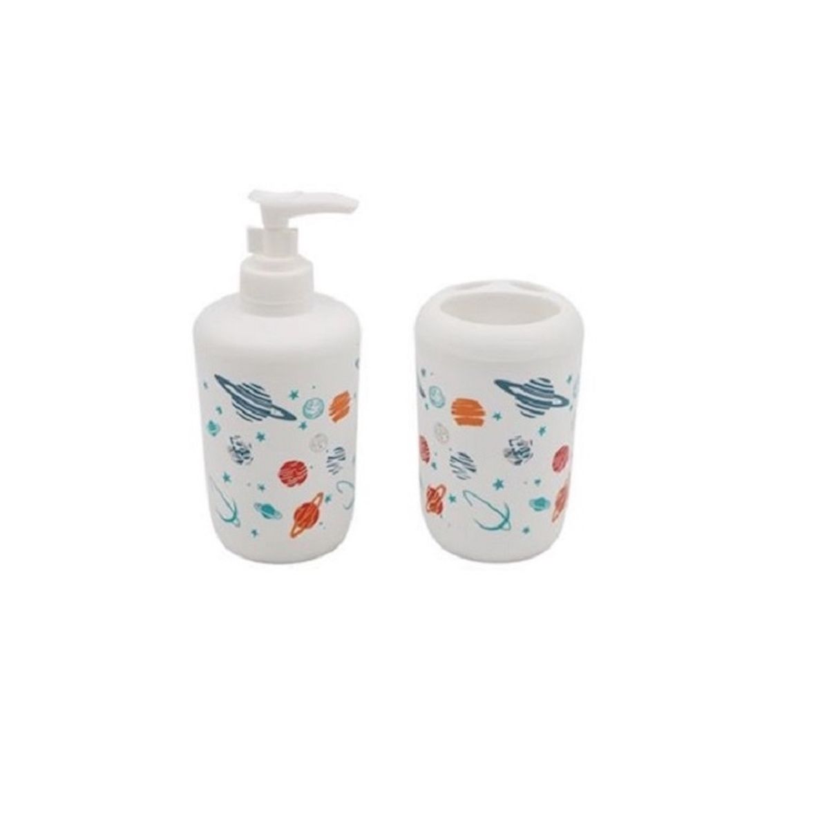 GENERICO - Dispensador Jabon Shampoo Baño Ducha Niños 2 Piezas Platillo