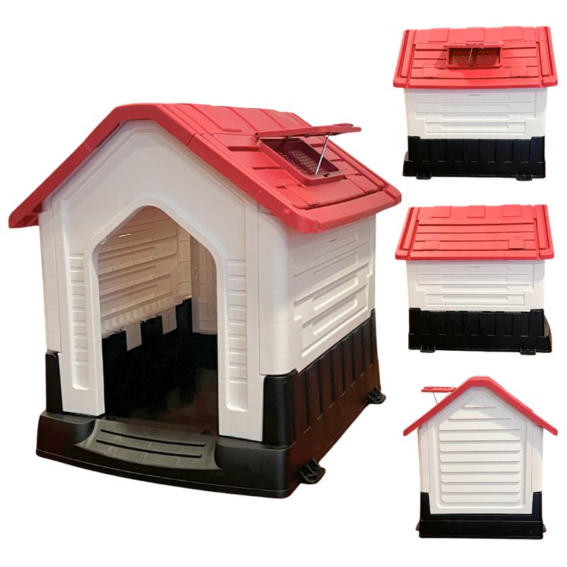 LERNEN - Casa de Perro Lernen Talla M con Ventana  55 x 65 x 66
