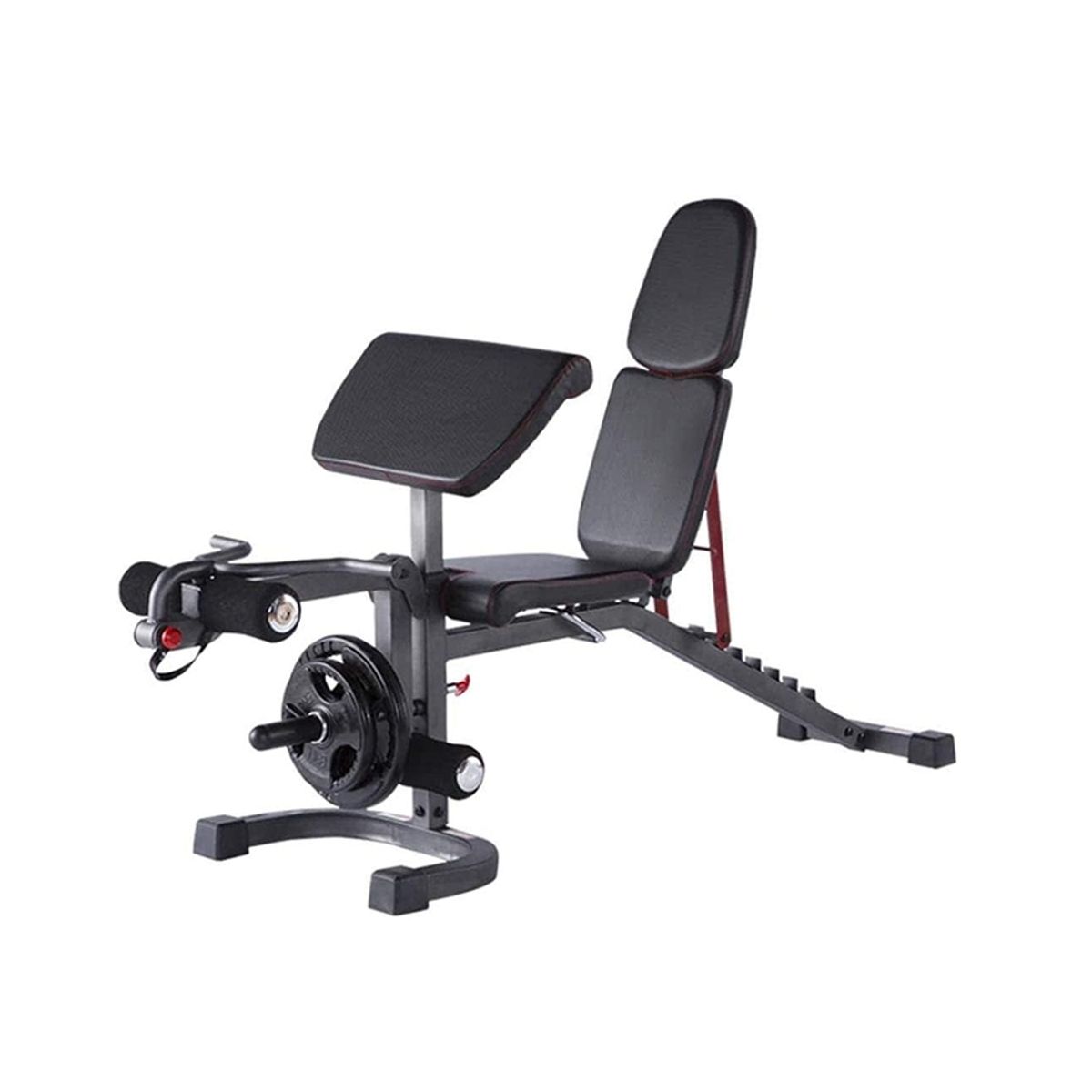 SDFIT - Banquillo banco olímpico Plus Curl bíceps  Leg HS3008