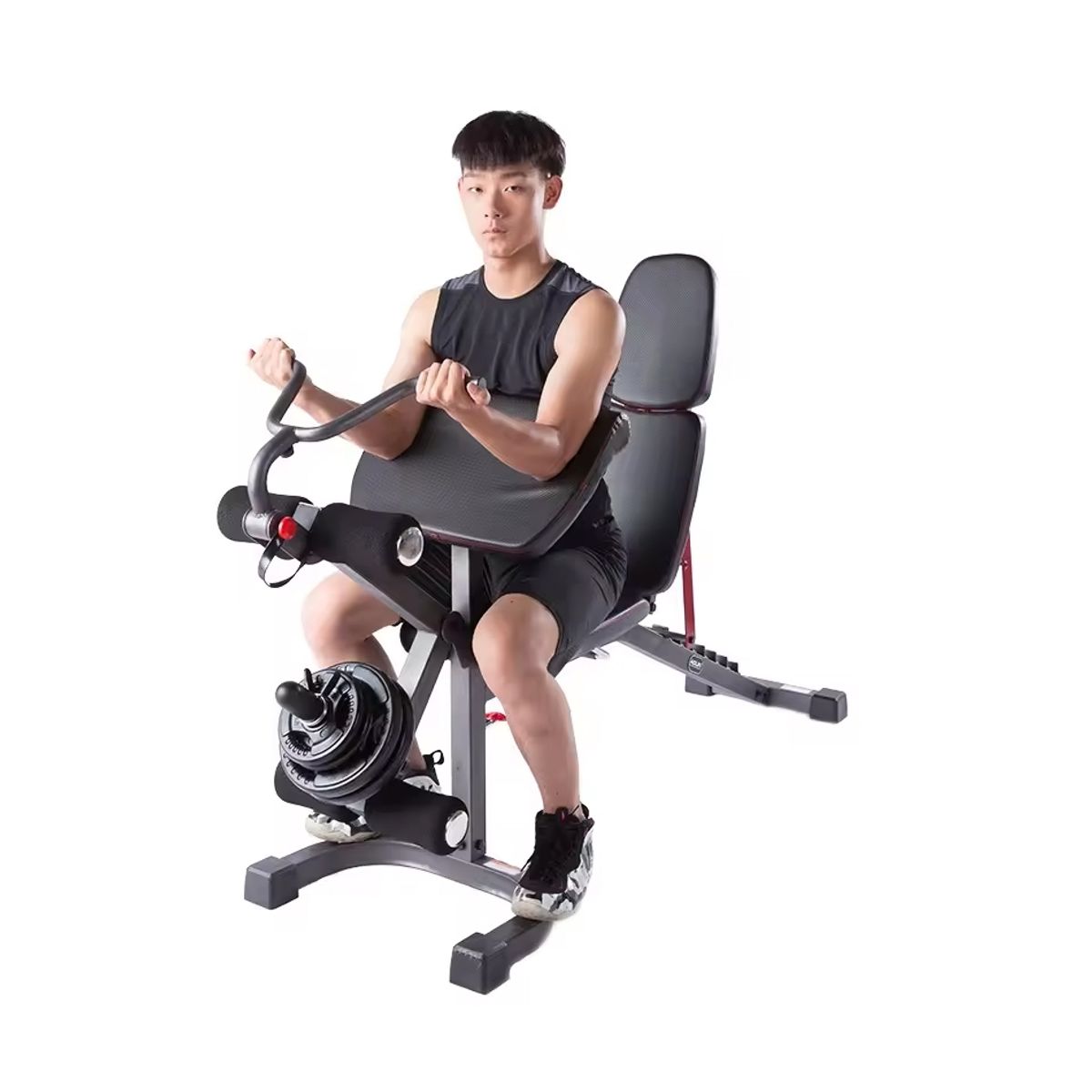 SDFIT - Banquillo banco olímpico Plus Curl bíceps  Leg HS3008