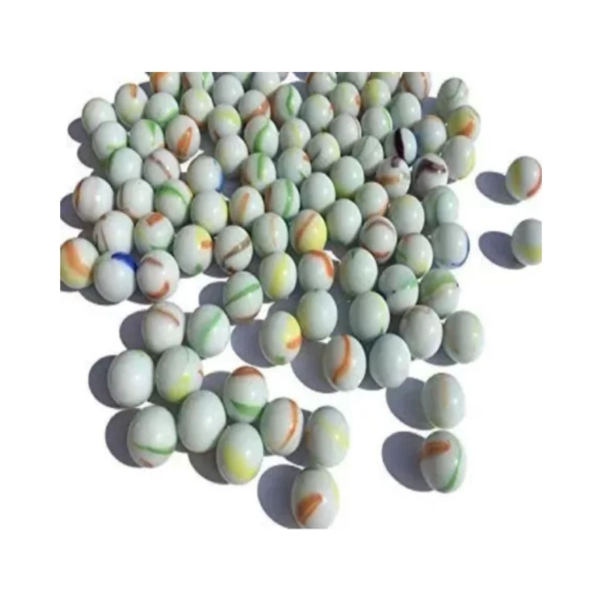 GENERICO - 150 Bolitas De Leche, Canicas, Bolitas, Tiritos,juegos