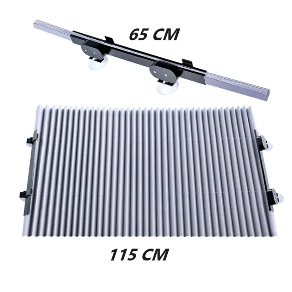 GENERICO - Sombrilla Parasol Plegable Cortina Retractil Quitasol Auto