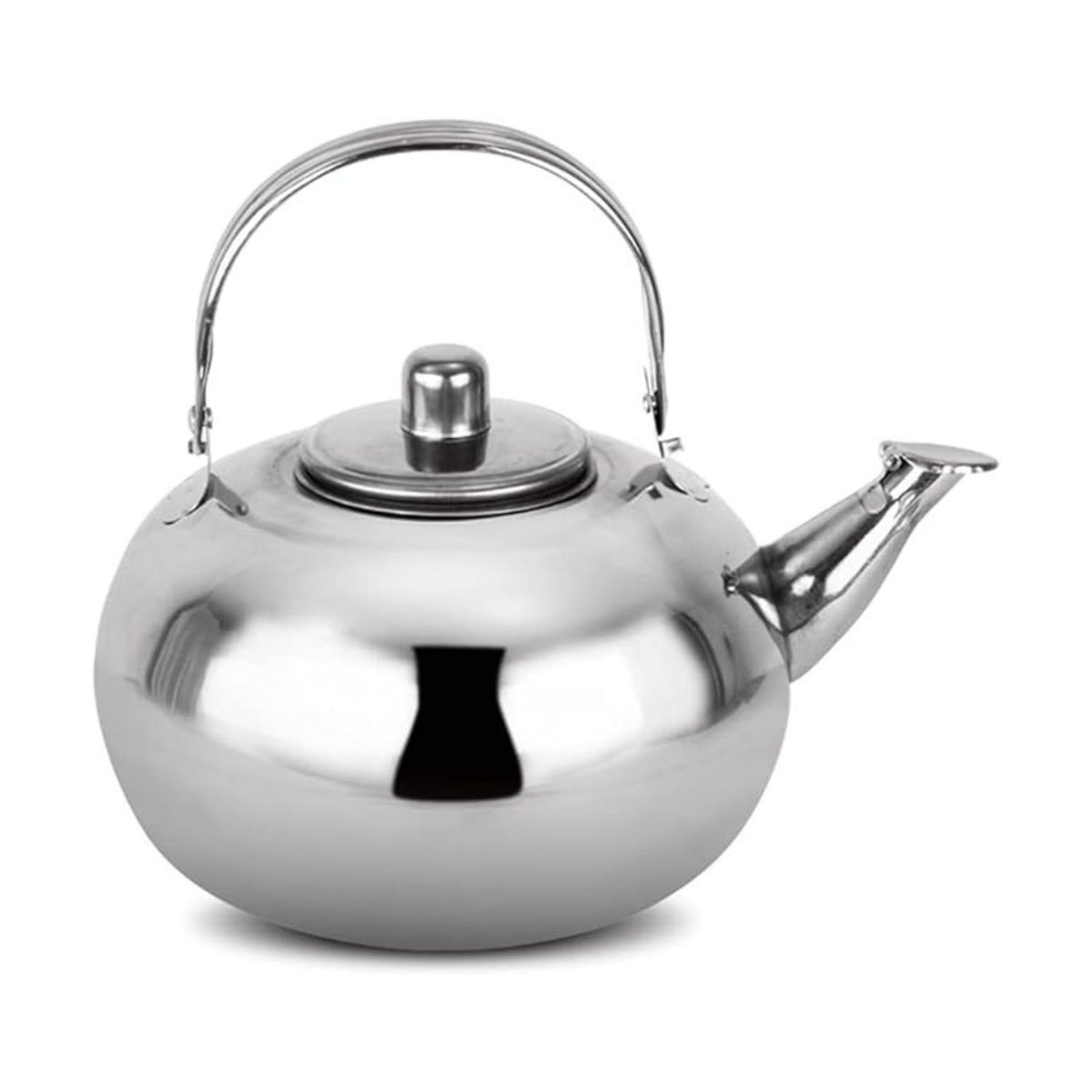 GENERICO - Hervidor de Té con Infusor de Acero y Base Plana 16 cm