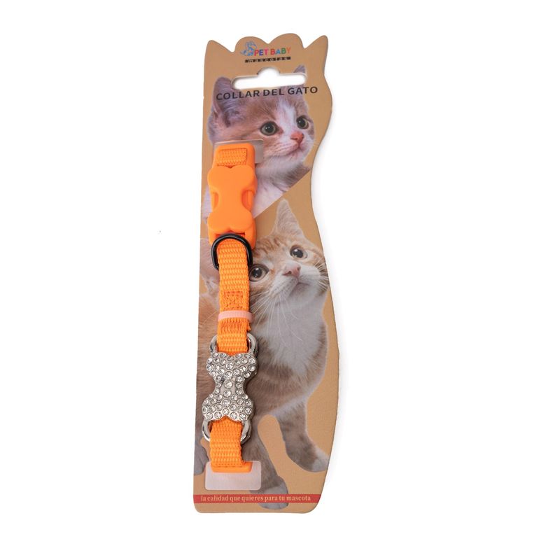 CHINITOWN - Collar de Gato Naranjo Chinitown