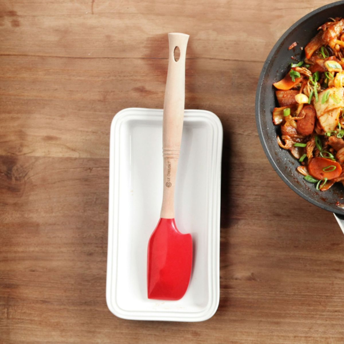 LE CREUSET - Le Creuset Espátula Pro Media Cereza