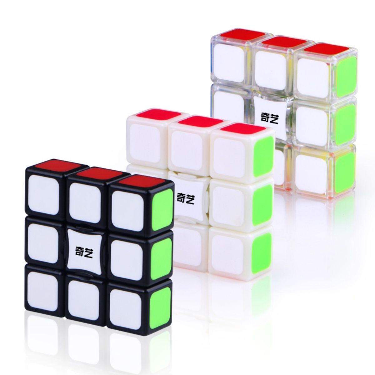 SPACEZAT - Cubo Rubik 1x3 Qiyi Uso Profesional Lubricado