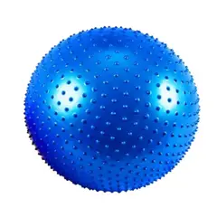 AK SPORT - Pelota Balón Pilates Yoga Masaje Erizo 75cm Azul
