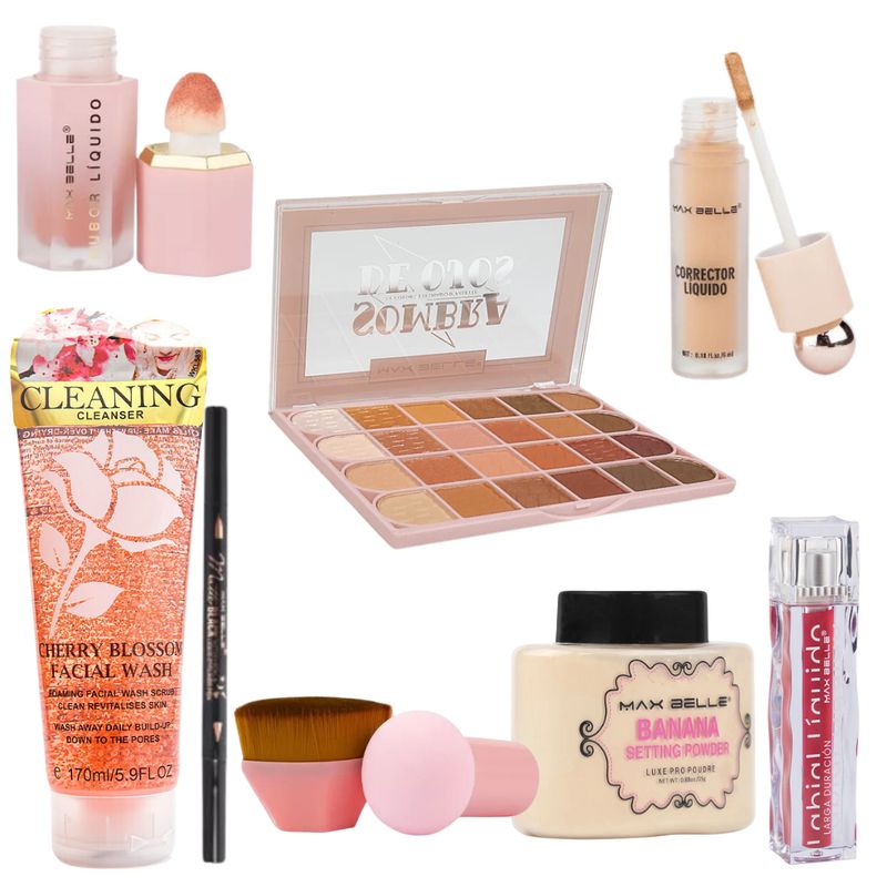 GENERICO - Kit Completo De Maquillaje Profesional Makeup