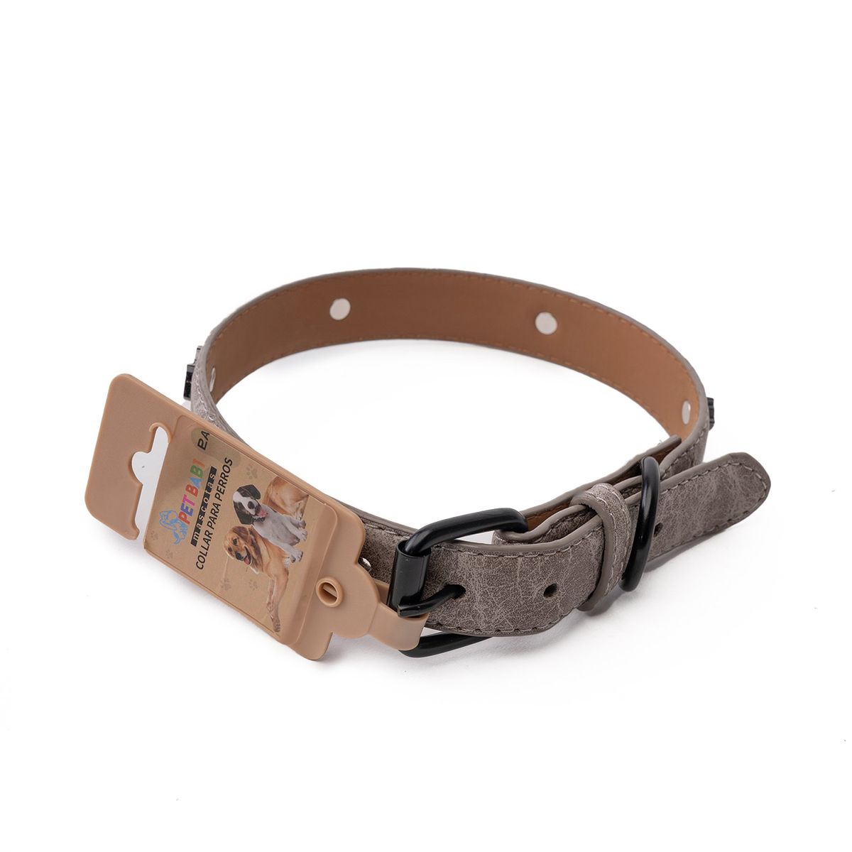 CHINITOWN - Collar Liso Gris Chinitown