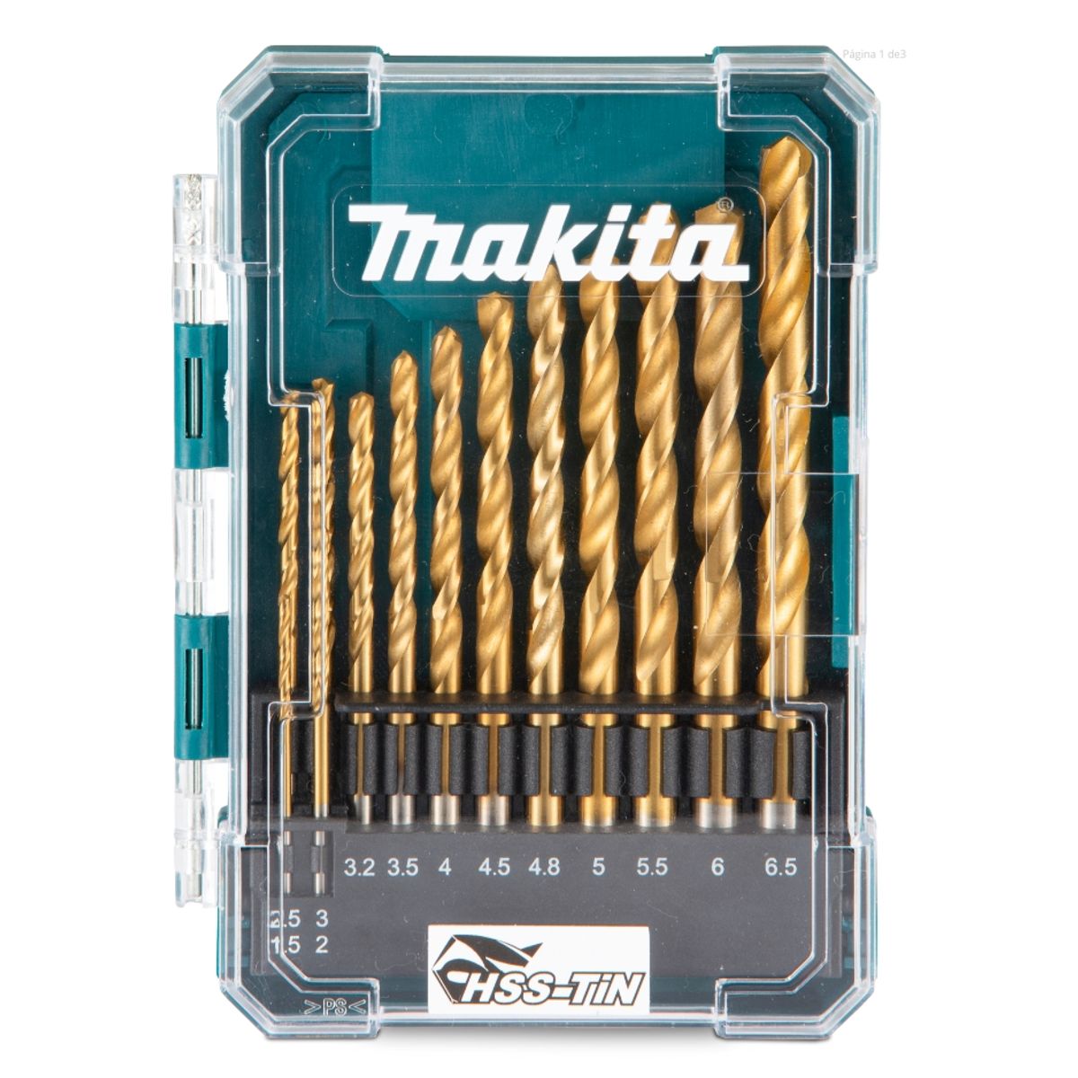 MAKITA - Set De Brocas Metal Acero Titanio 13 Piezas D-72855