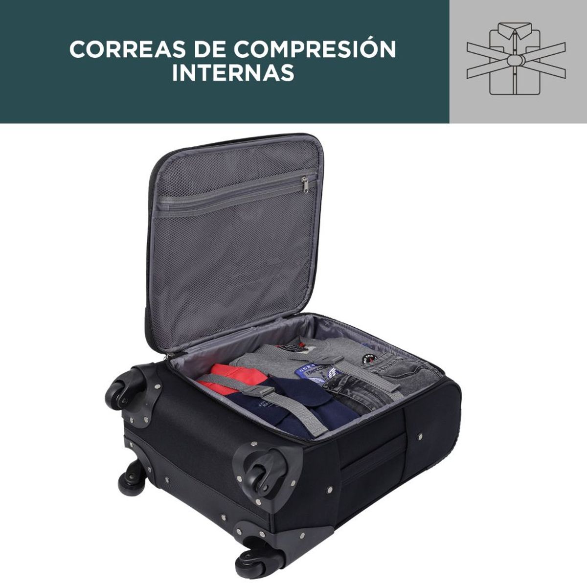 TOTTO - Maleta De Cabina De Viaje Chica 360 Pegaso S