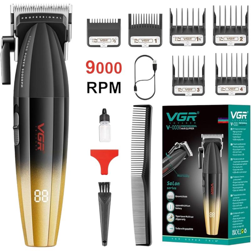 GENERICO - Cortadora De Pelo Vgr Voyager V-003 Color DORADO
