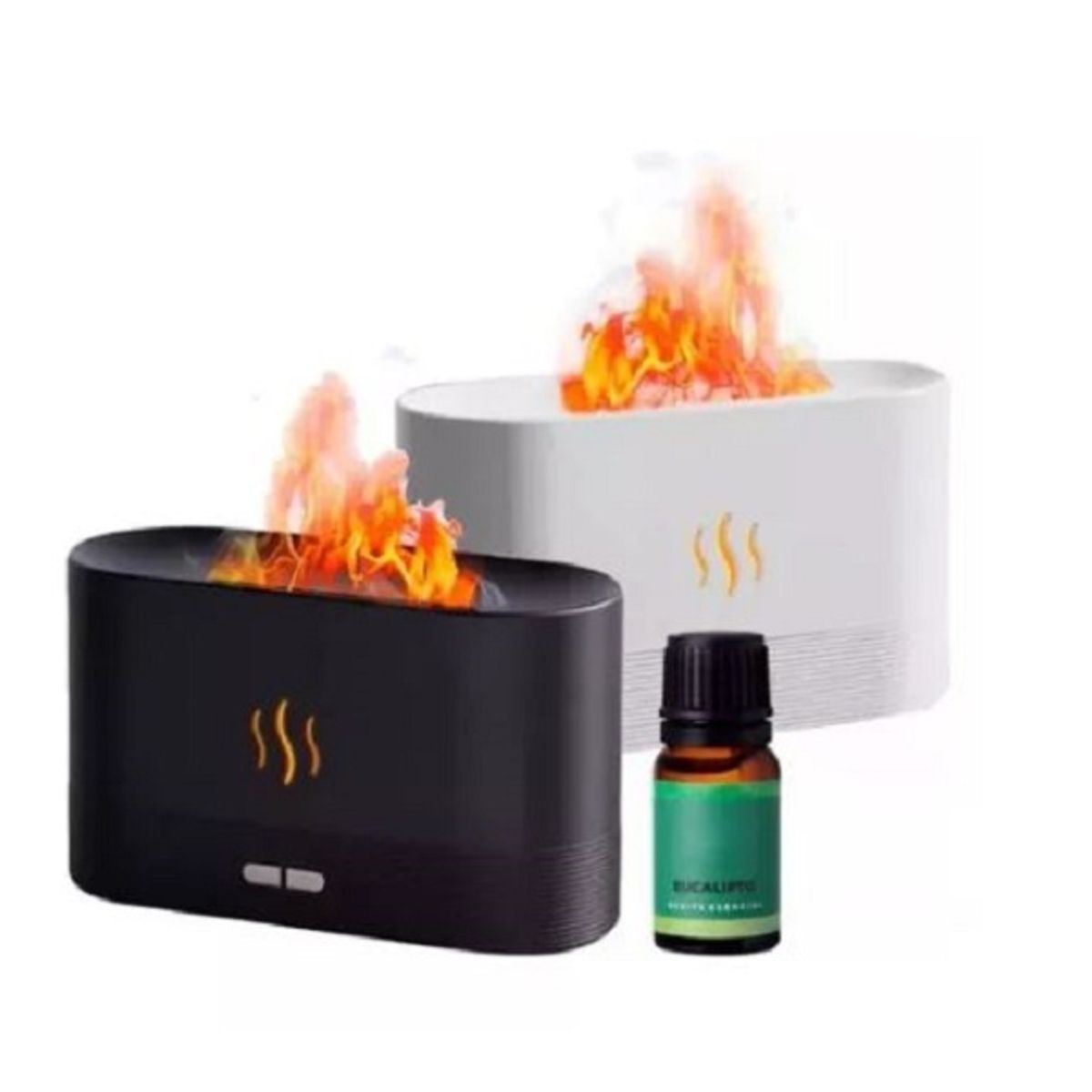 GENERICO - Humidificador Llama Led Aromaterapia