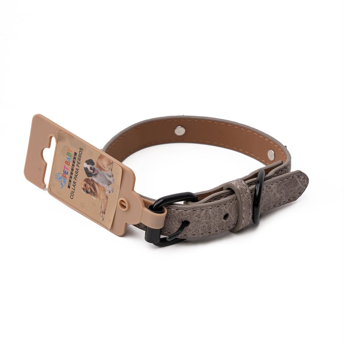 CHINITOWN - Collar Liso Gris Chinitown