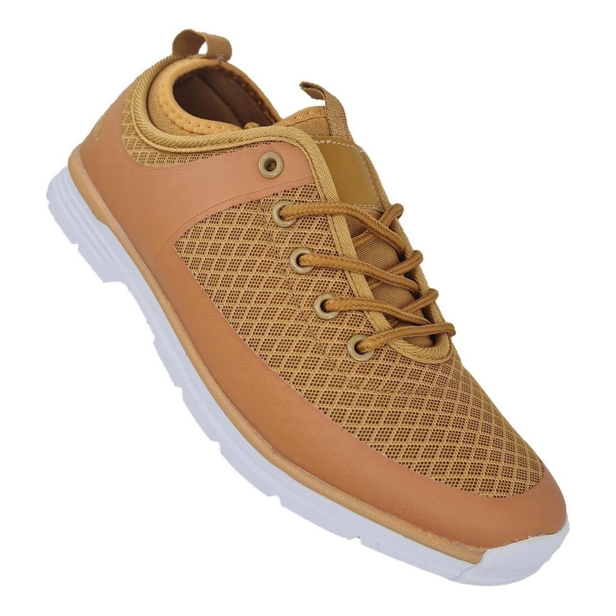 GENERICO - Zapatillas Hombre Urbano Casual Camel 767