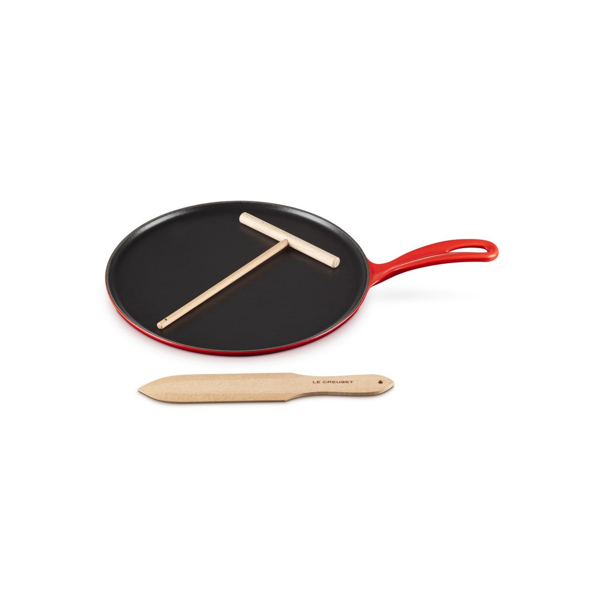 LE CREUSET - Le Creuset Crepera 27Cm Cereza Hierro
