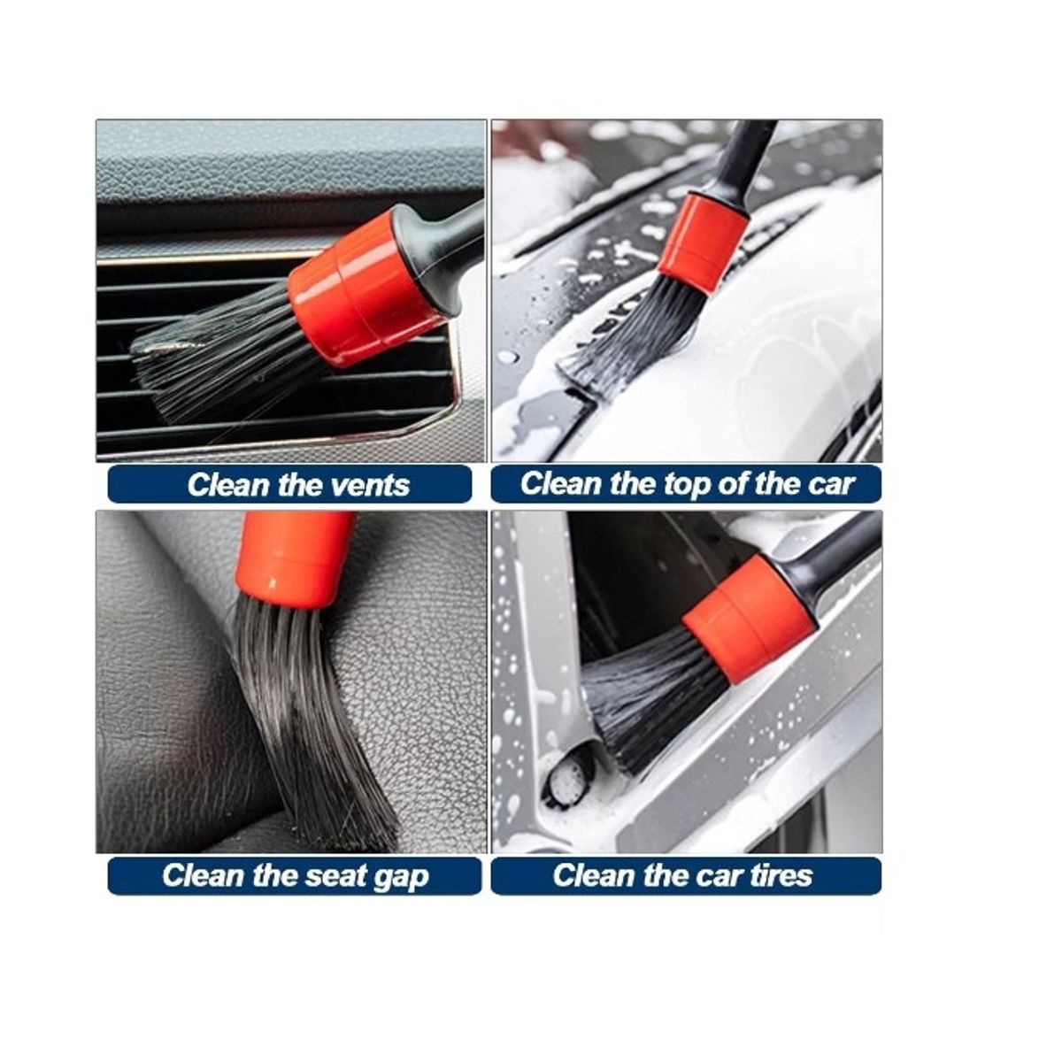 GENERICO - Limpieza De Auto Kit 21 Piezas Interior Exterior Pad Taladro