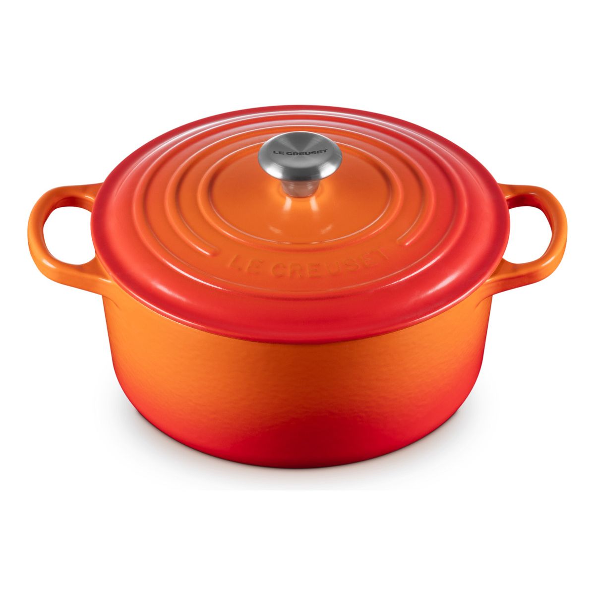 LE CREUSET - Le Creuset Cocotte Redonda 22 Cm Volcánico Hierro