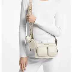 MICHAEL KORS - Crossbody Jet Set Item Leather Lt Cream