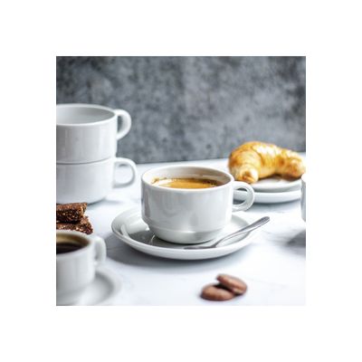 Imagen 2 del producto Set De 12 Taza Te 200 Cc Con Platillo Apilable.