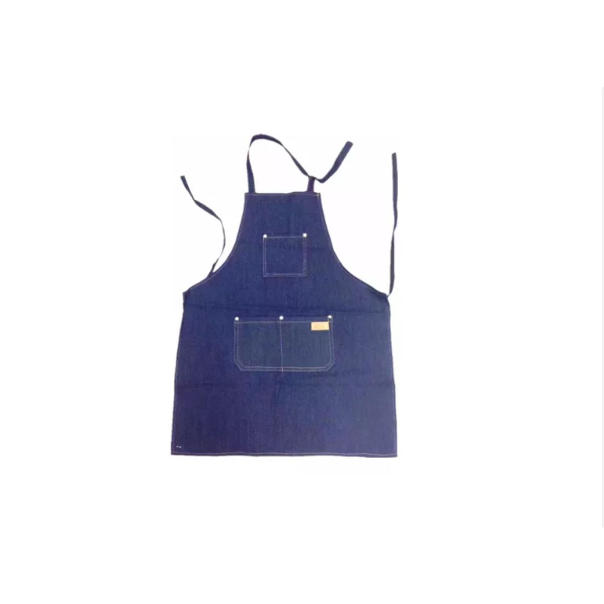 GENERICO - Pechera Delantal Barbería O Peluquería Jeans MF-3
