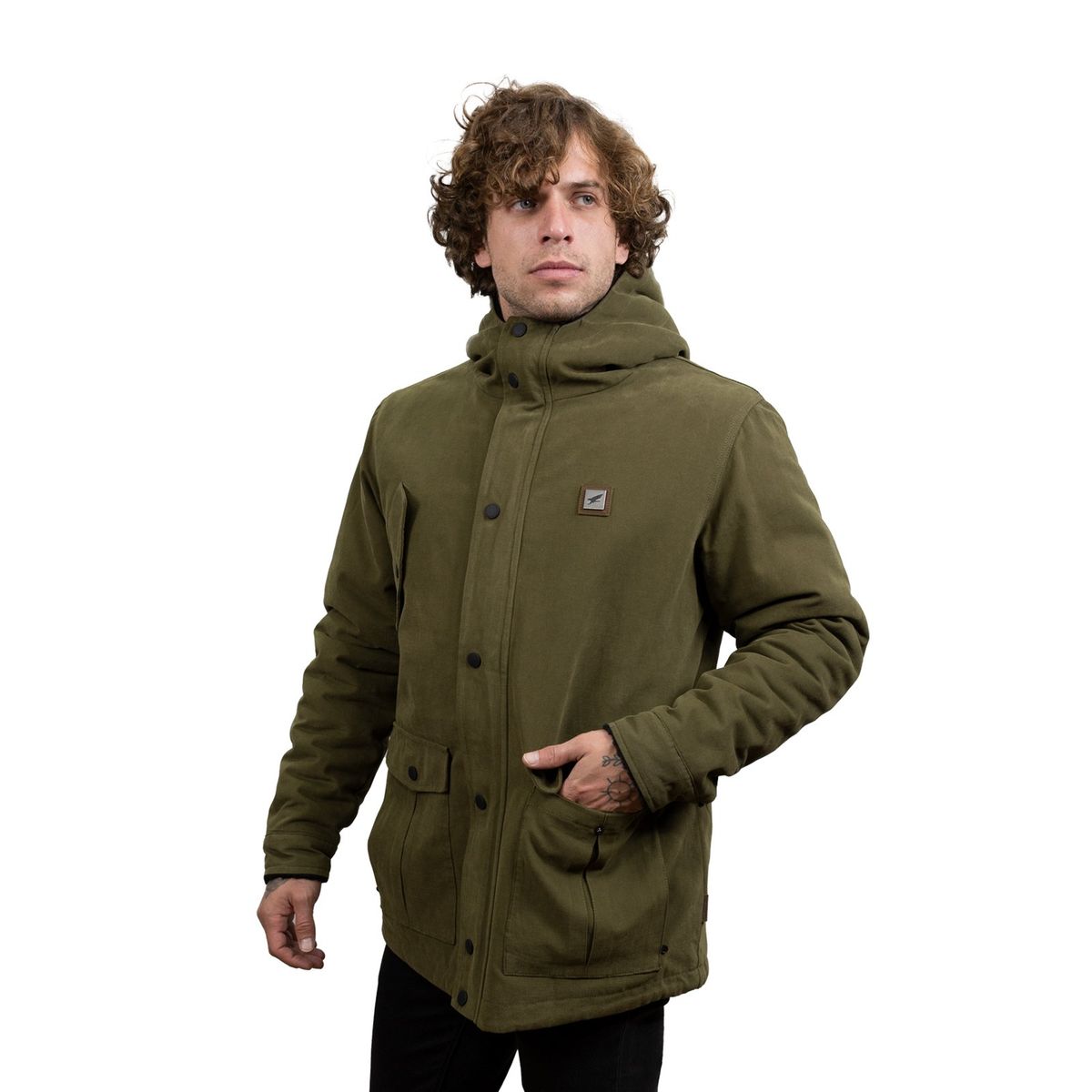 FALCONE - Chaqueta Canvas Reversible Woodstone V2 Hombre Falcone