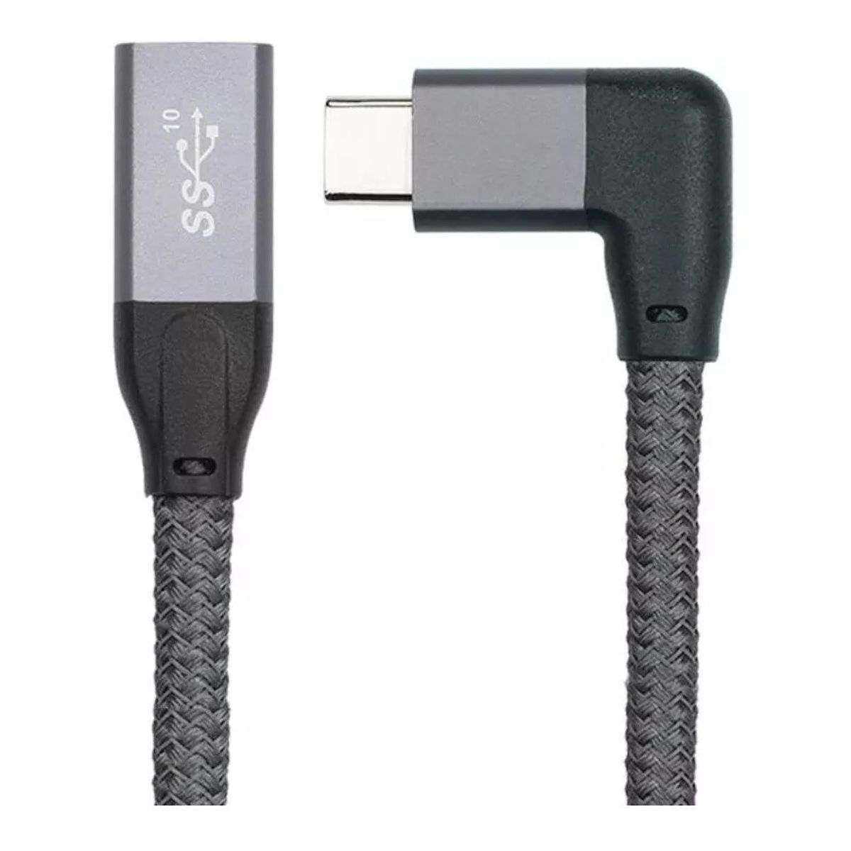 GENERICO - Cable Alargador Extensión Usb Tipo C Tipo C 1 M Pd 5a Nylon