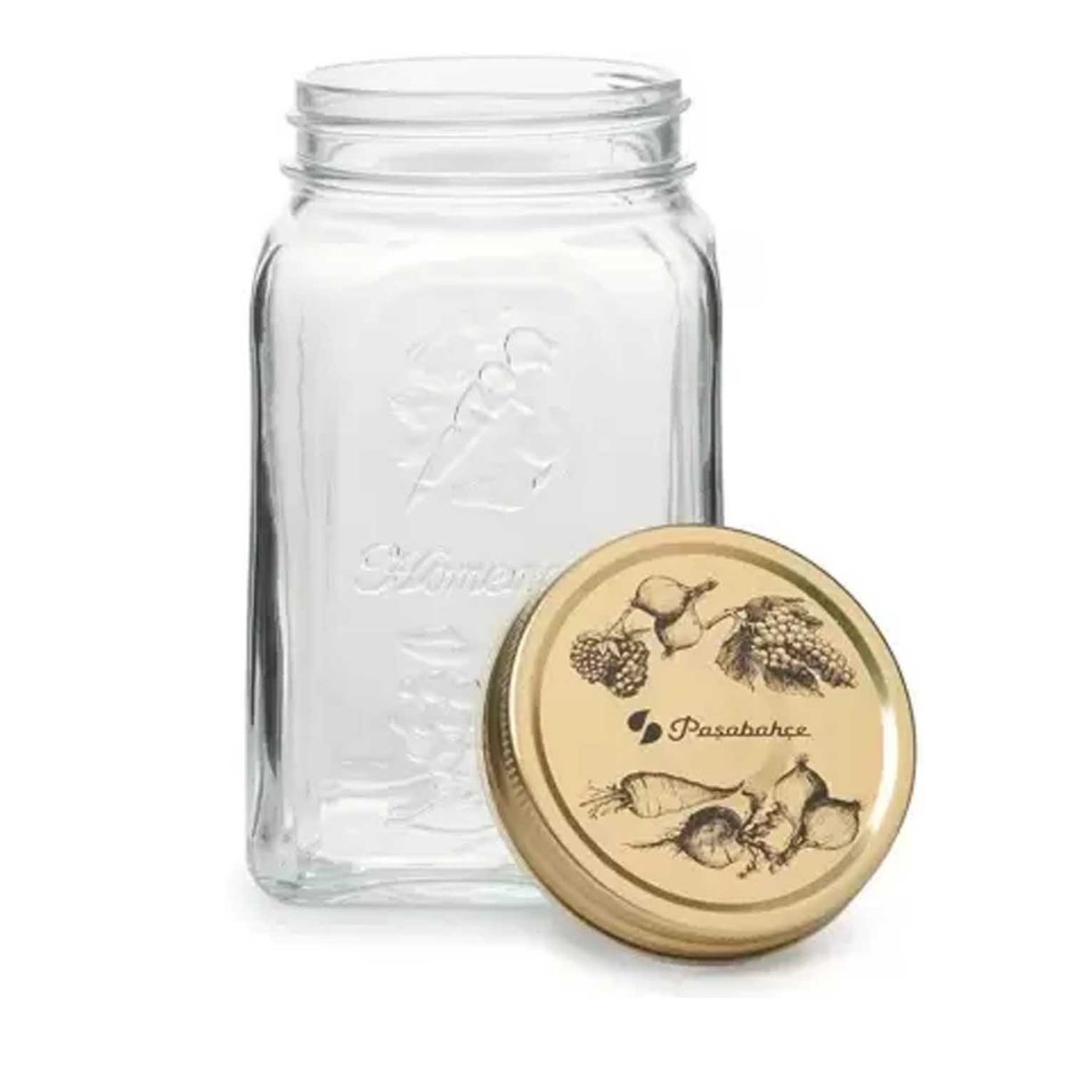 GENERICO - Set 2 Pcs Frasco C/Tapa Metálica Homemade 3 Lts