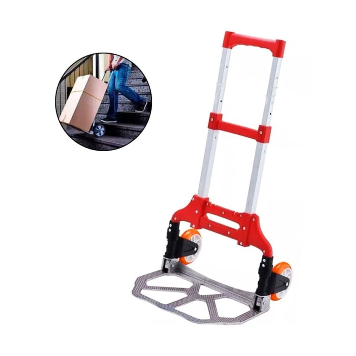 IRM - CARRITO DE FERIA PLEGABLE 80 KG ALUMINIO