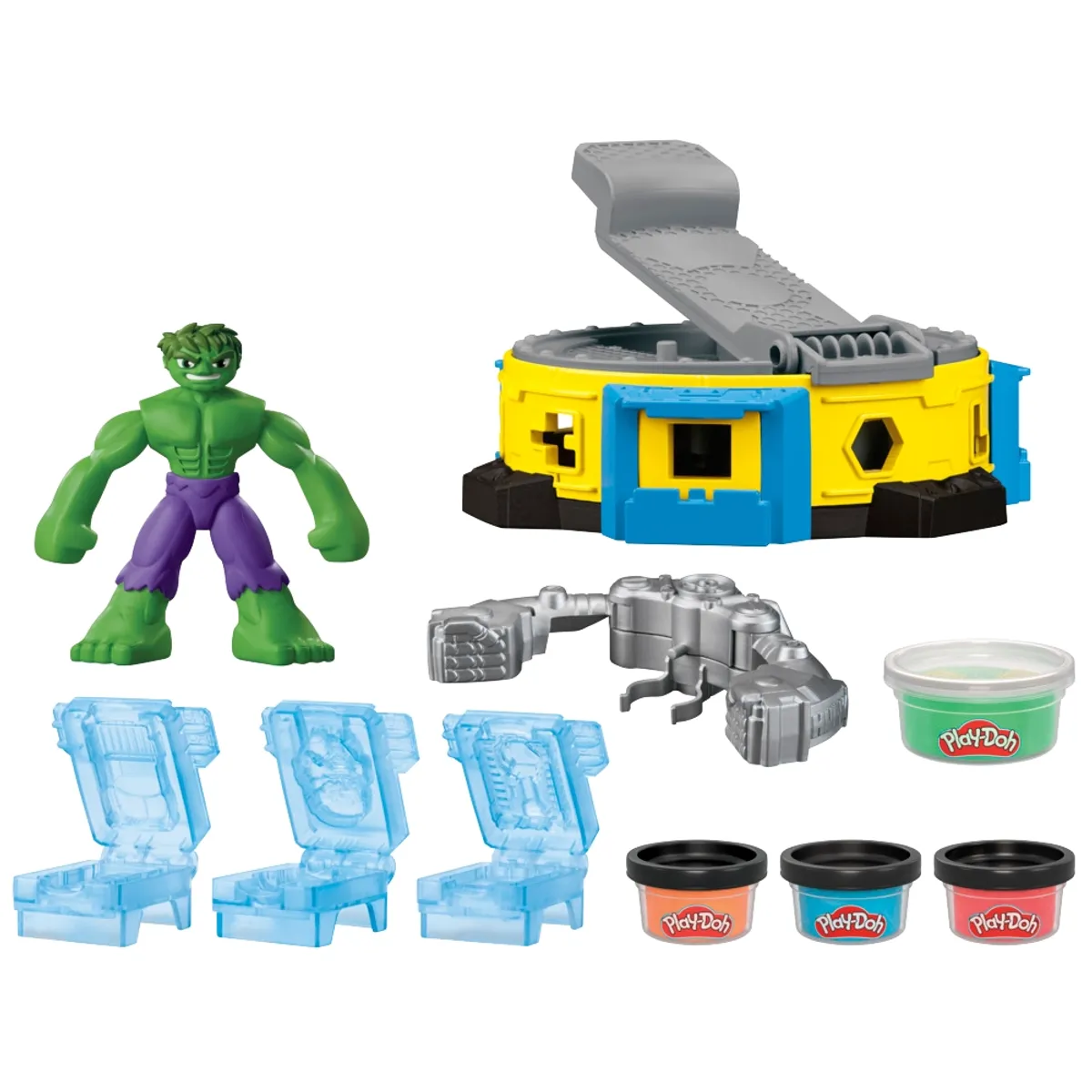 PLAY DOH - Masas y Plastilinas Play-Doh Marvel Set de juego Hulk Aplasta y Moldea
