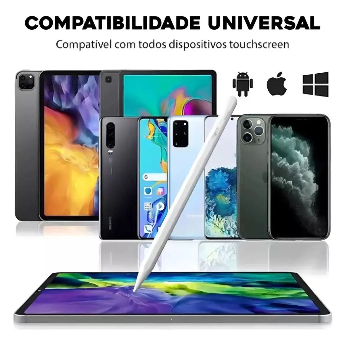 GENERICO - Lápiz Táctil Stylus Universal Capacitivo Tablet  Smartphone