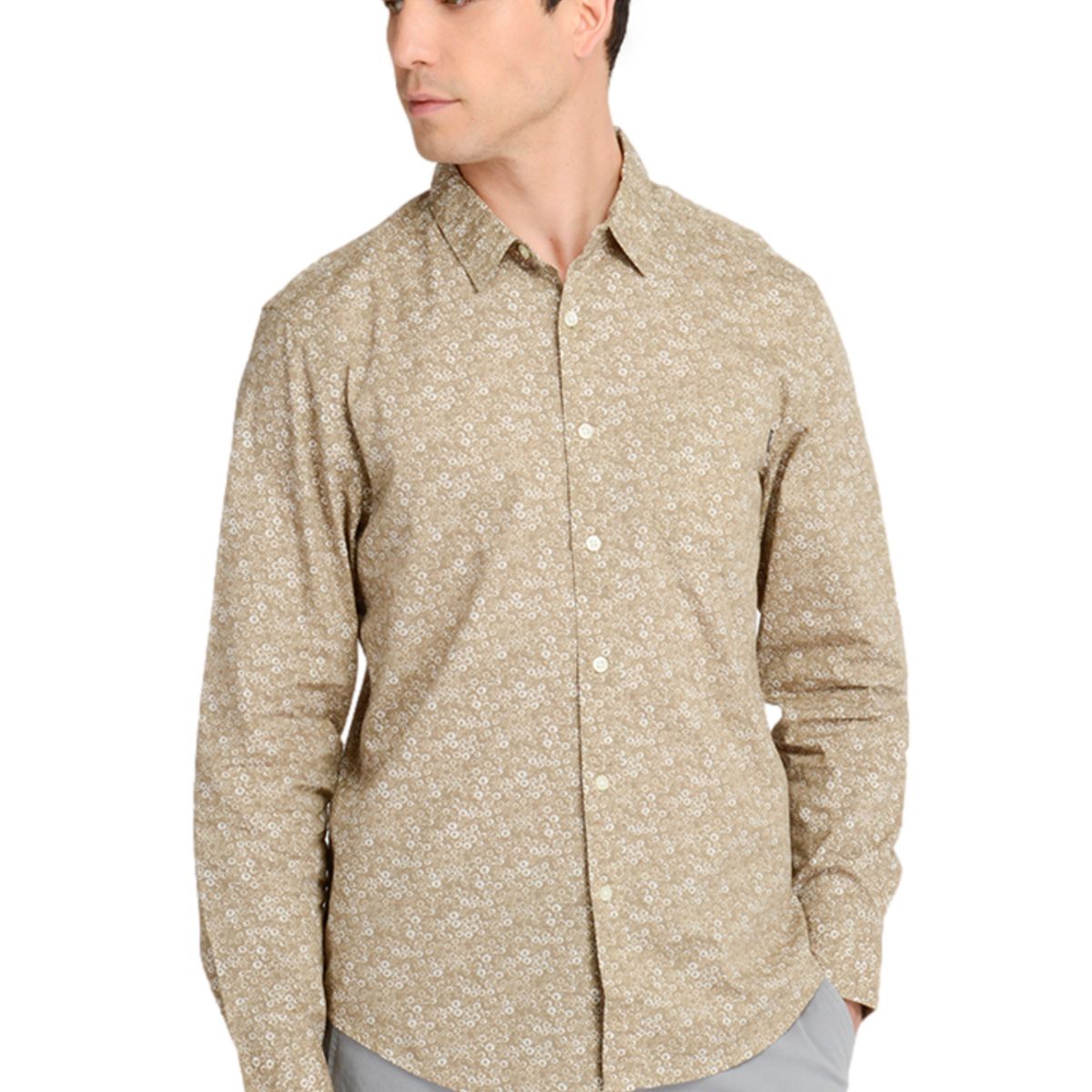 DOCKERS - Camisa Hombre Casual Regular Fit Coriander Dockers