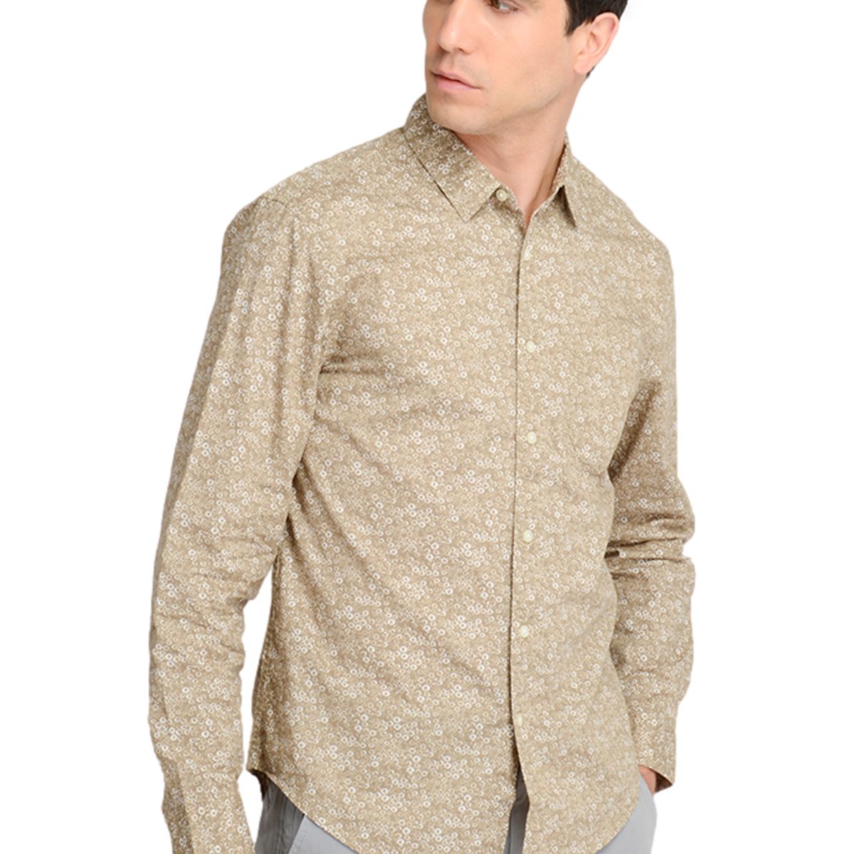 DOCKERS - Camisa Hombre Casual Regular Fit Coriander Dockers